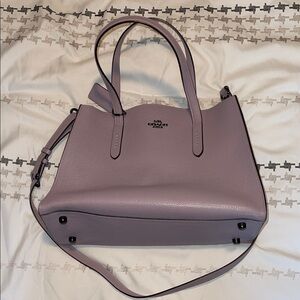 Coach Lilac Leather Tote Bag